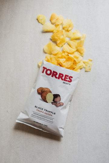 Torres Selecta Potato Chips Black Truffle 125g