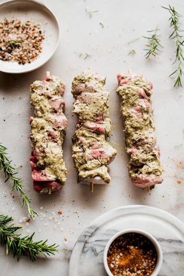 Lemon & Herb Lamb Kebab 600g