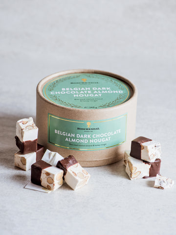 Belgian Dark Chocolate Almond Nougat 240g