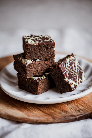 Dark Chocolate Brownies with Beetroot & Almonds 4's 240g