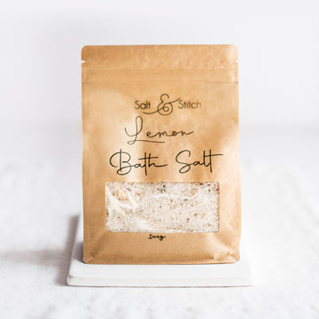 Salt & Stitch Lemon Bath Salt 500g