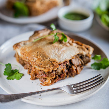 Aubergine & Mushroom Pie 750g Frozen (Vegan Friendly)