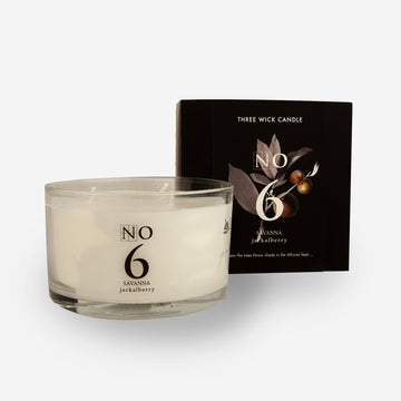 Three Wick Candle NO.6 Savanna Jackalberry