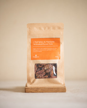 Chai Spice & Mandarin Activated Pecan Nuts 100g
