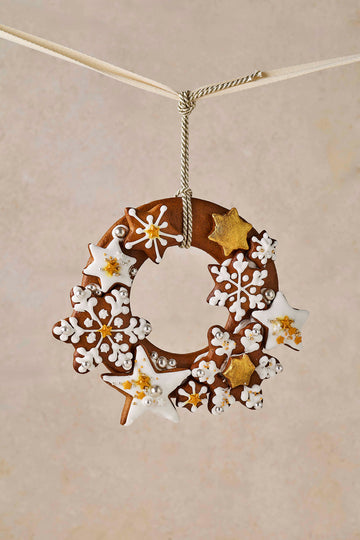 DIY Gingerbread Wreath