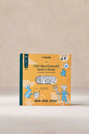 Old Macdonald Had a Farm Tales - Reusable Colouring Book