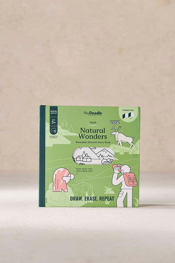 Natures Wonders Tales - Reusable Colouring Book