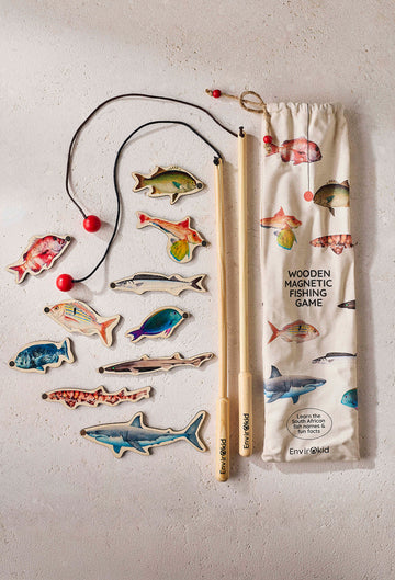 Wooden Magnetic Fishing Game