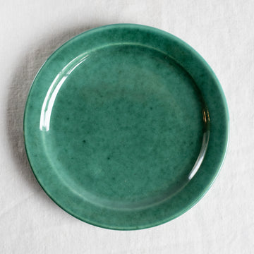 Rimmed Side Plate Mossy Green