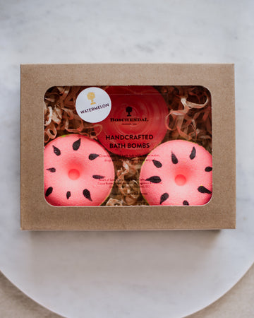 Handcrafted Bath Bombs & Soap Gift Set - Watermelon