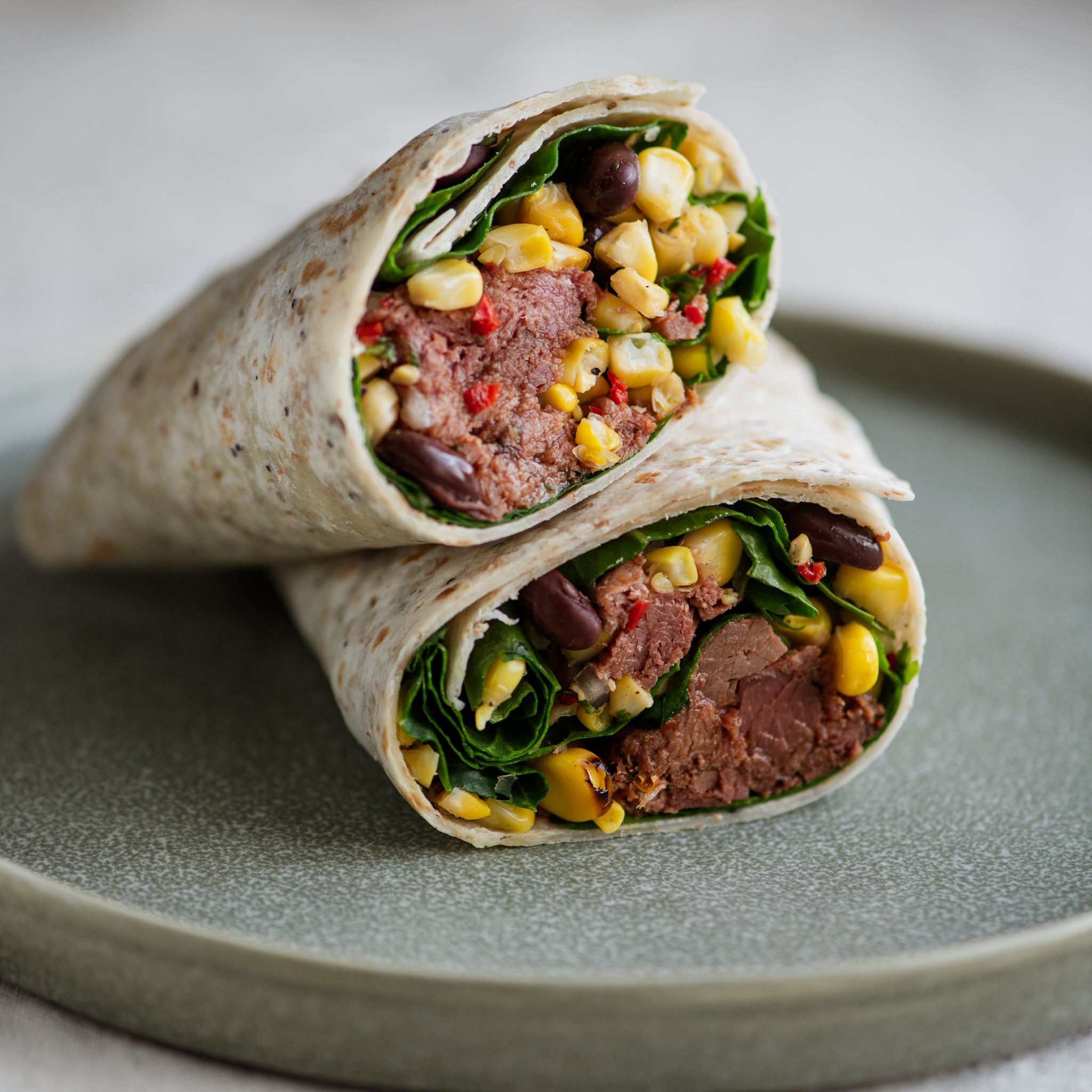 BBQ Pulled Beef & Corn Salsa Wrap 250g