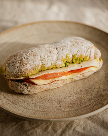 Cheese, Tomato & Pesto Ciabatta 280g