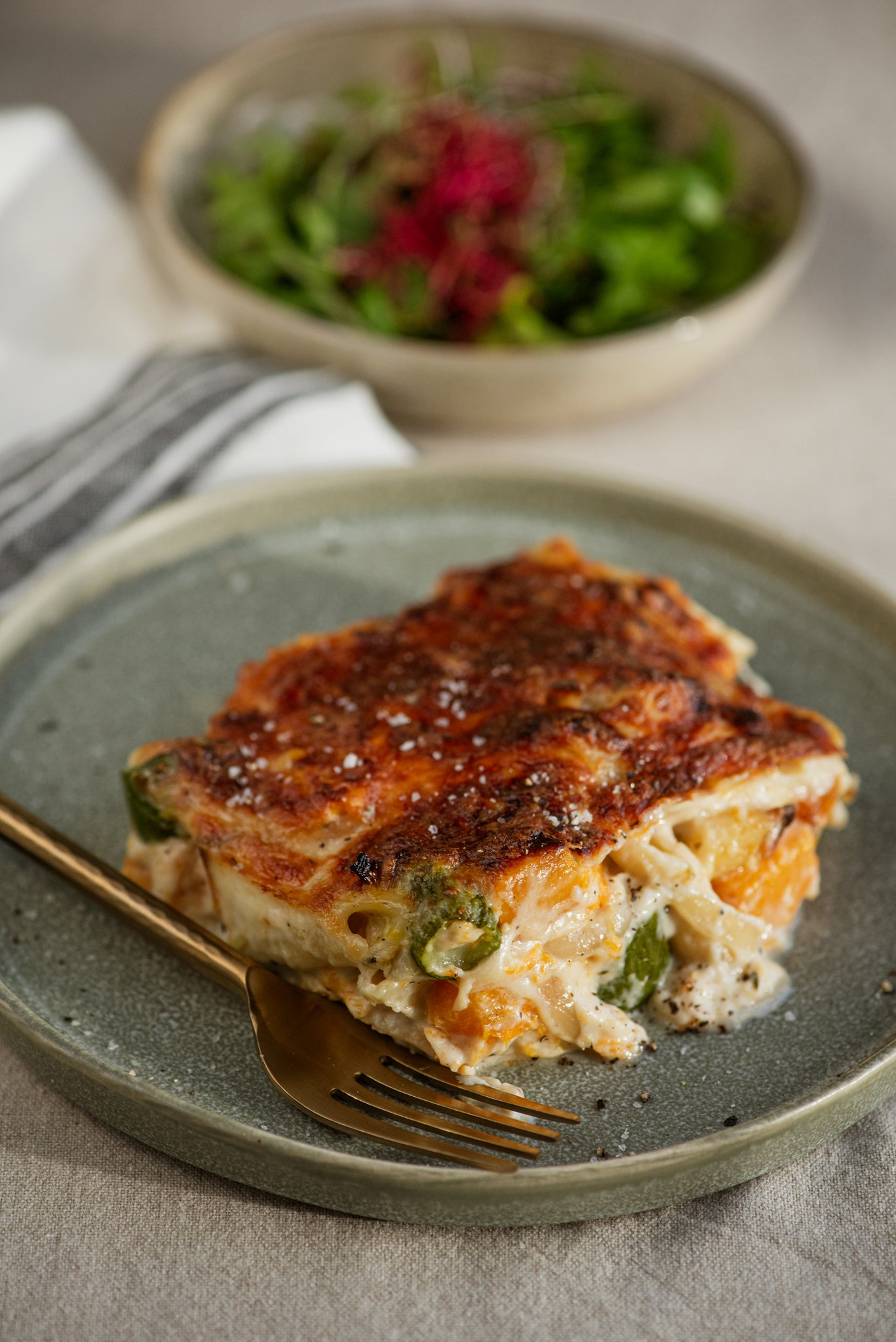 Butternut & Baby Marrow Penne Pasta Bake Frozen 350g