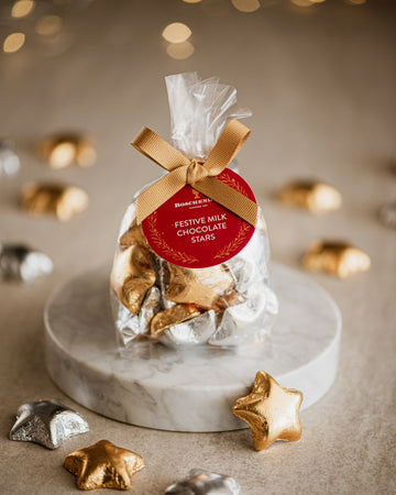 Festive Milk Chocolate Stars 150g