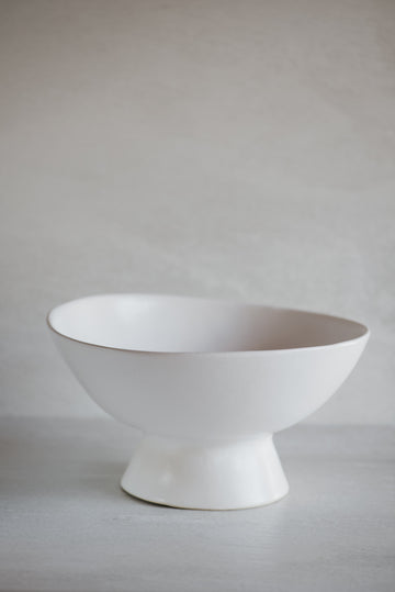 Malibu Footed Bowl - Milk Collection