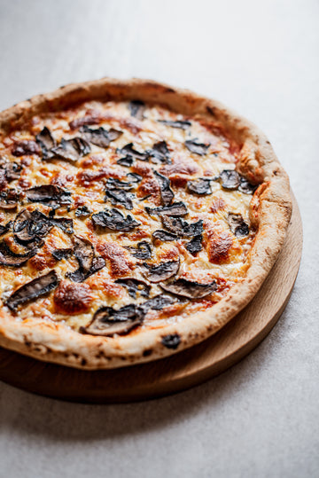 Wood Fired New York Style Mushroom Pizza