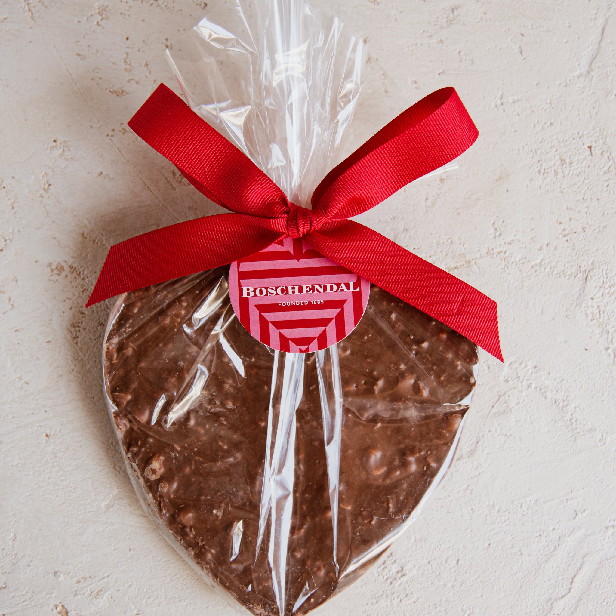 Valentines Dark Chocolate Hazelnut & Orange Heart 200g