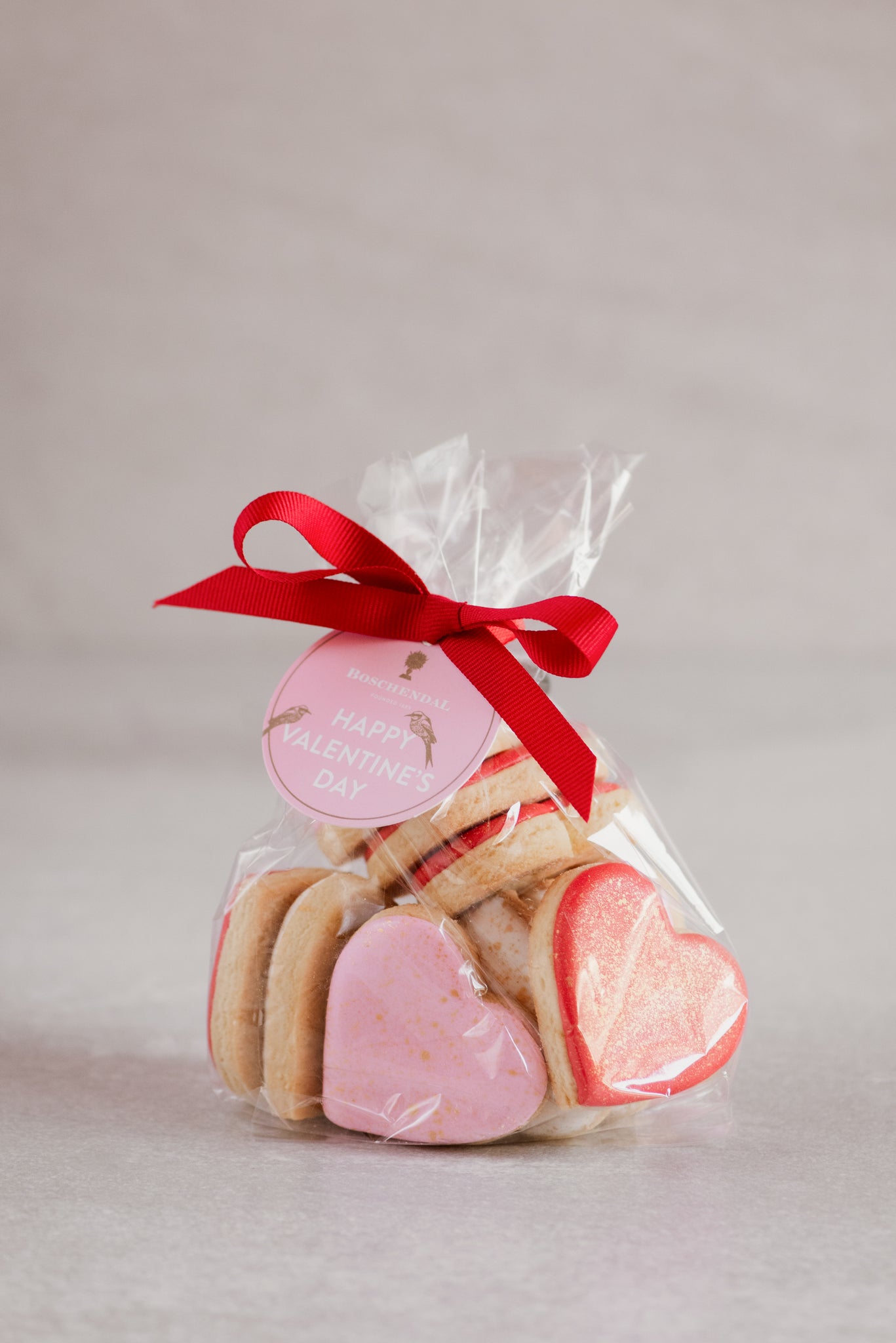 Valentines Decorated Heart Cookies 10's