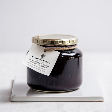 Blackberry Compote in Red Wine Syrup