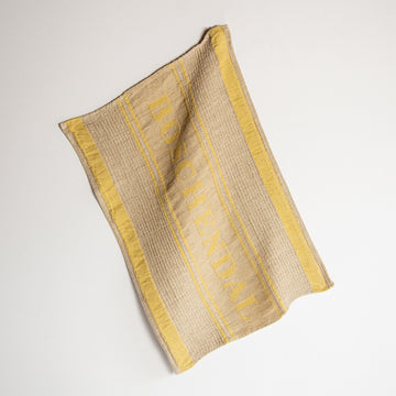 Jacquard Tea Towel - Gold