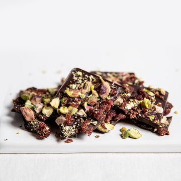 Chocolate Bark Cranberry & Pistachio