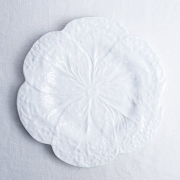 Cabbage Dinner Plate White