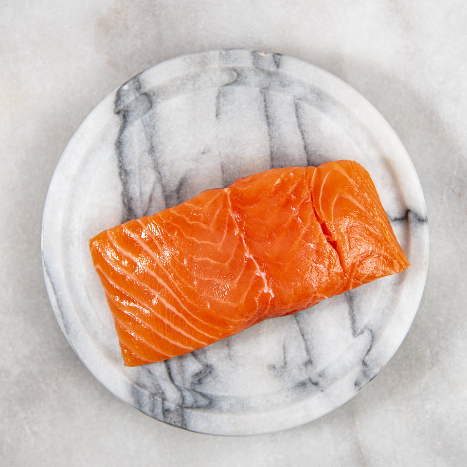 Norwegian Salmon Portions Raw Frozen 180g