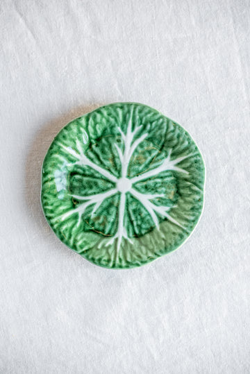 Cabbage Side Plate Green