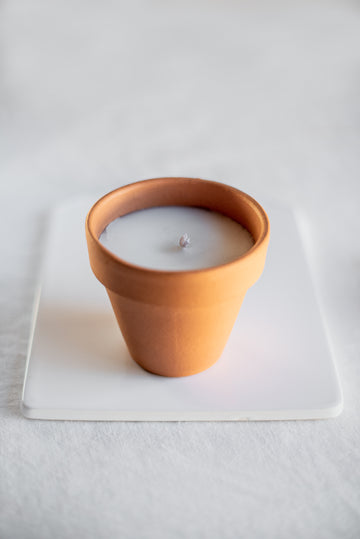 Terracotta Pot Stoep Candle - Anti Insect
