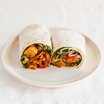 Roasted Seasonal Vegetable Wrap (Vegan Friendly)