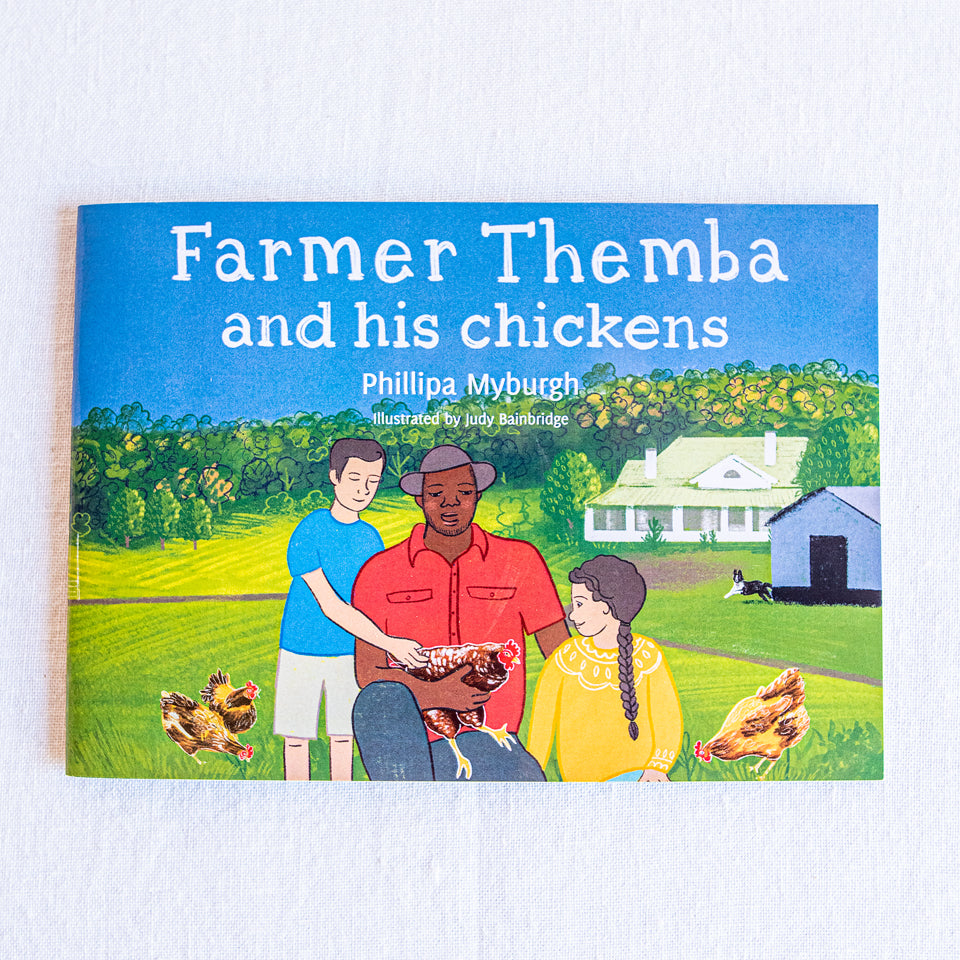 Farmer Themba and his chickens
