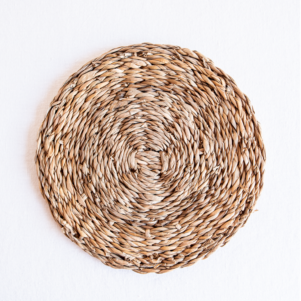 Natural Round Place Mat (30cm)
