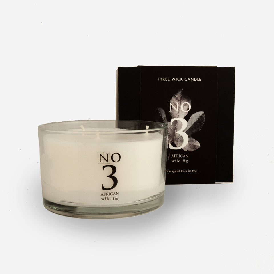 Three Wick Candle NO.3 Wild African Fig